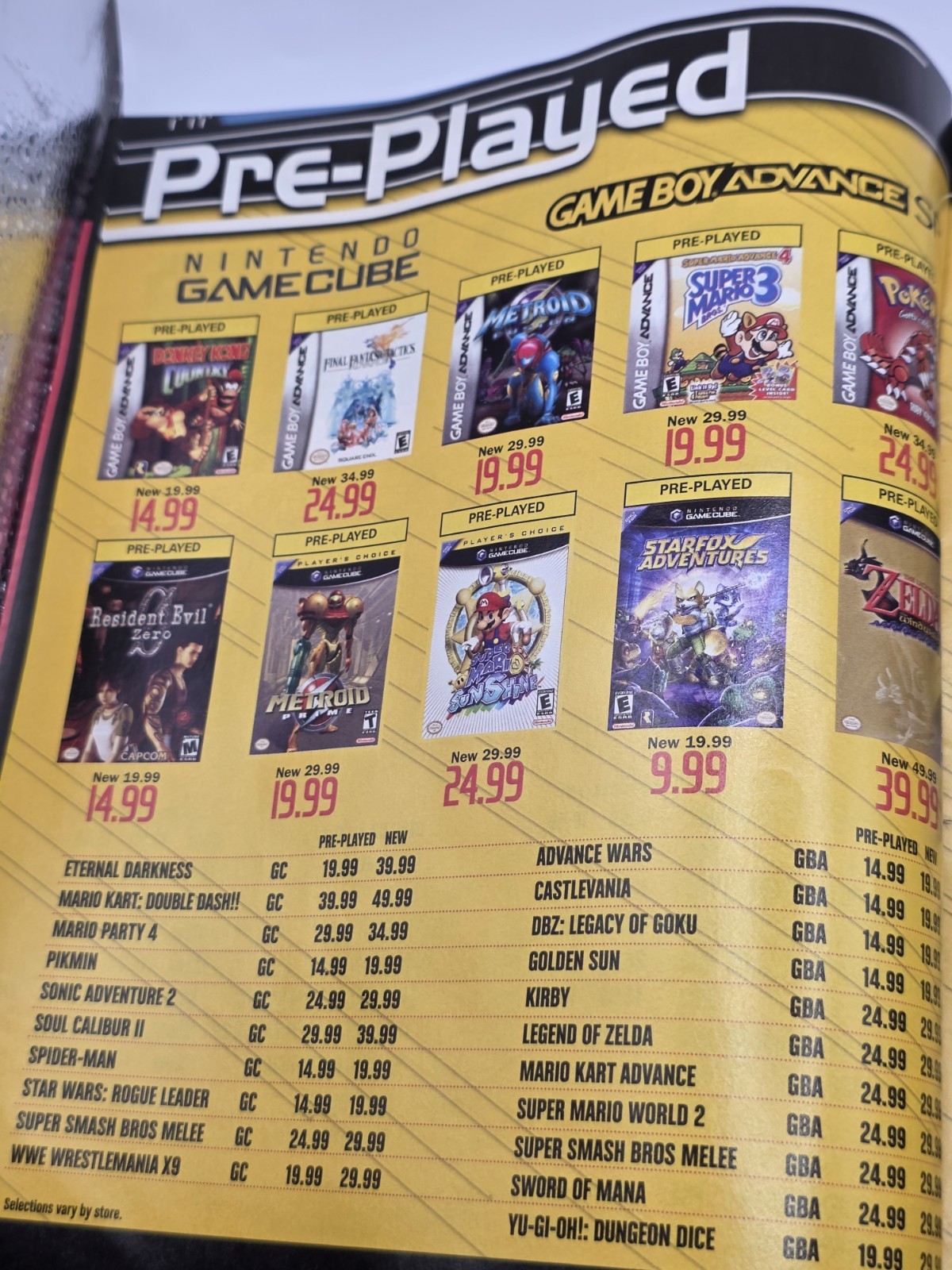 EB Games Summer 2004 Catalog Spider-Man 2 Pikmin 2 VG Complete Magazine Promo