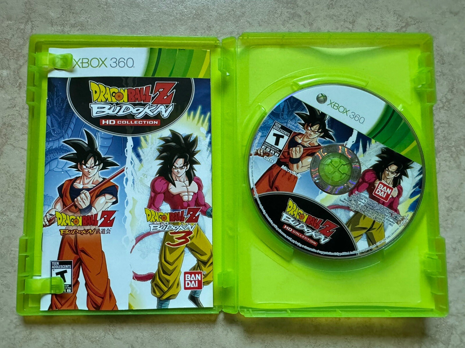 Dragon Ball Z: Budokai HD Collection (Xbox 360, 2012) Complete CIB W/ Manual