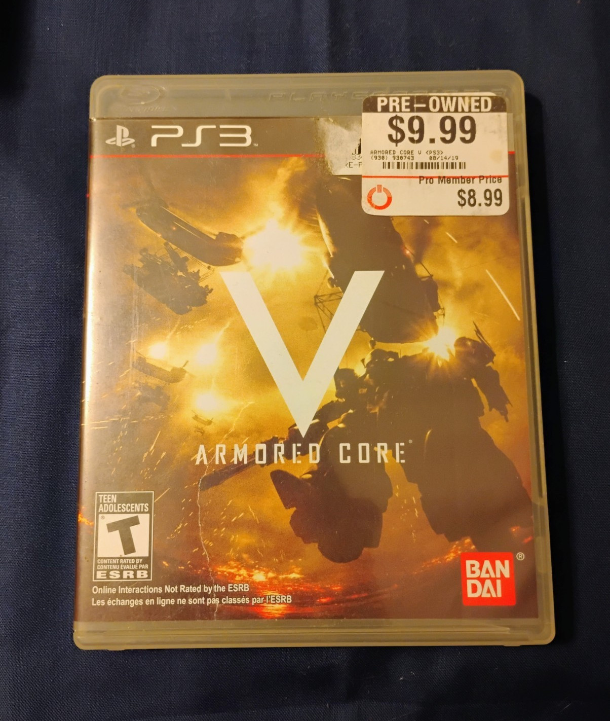 Bandai Armored Core V PS3 (Sony PlayStation 3) T-Teen Armored Core Series