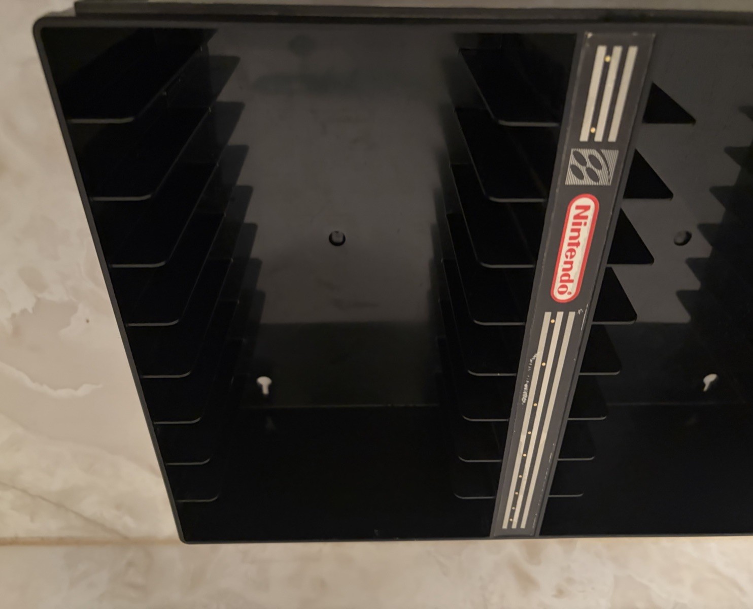 Super Nintendo SNES Game Cartridge Storage Rack Shelf Holder Vintage 1993