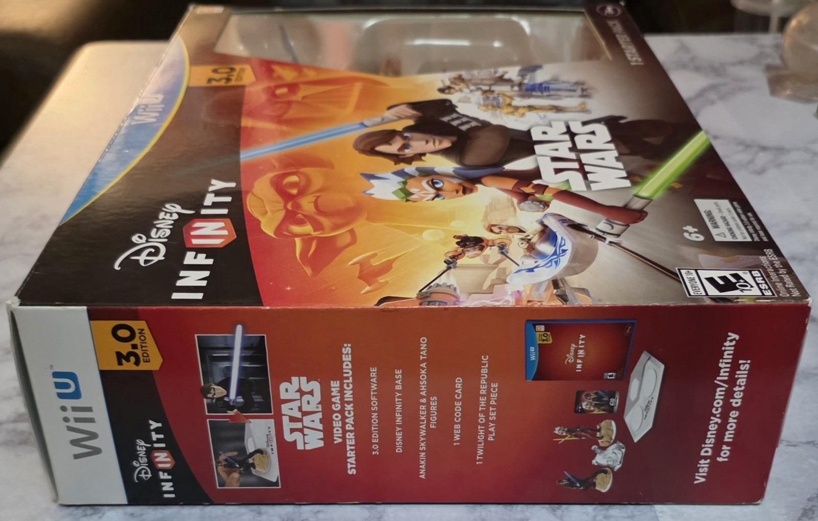 Disney Infinity Star Wars 3.0 Edition w/ Figures Bundle (Nintendo Wii U, 2015)