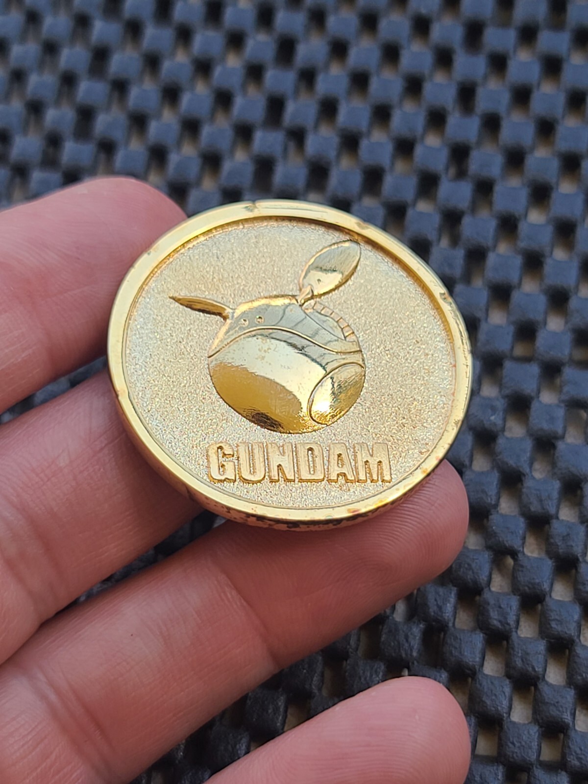 Gundam Mobile Suit Coin Medal Video Game Anniversary Rare Promo SNES Playstation