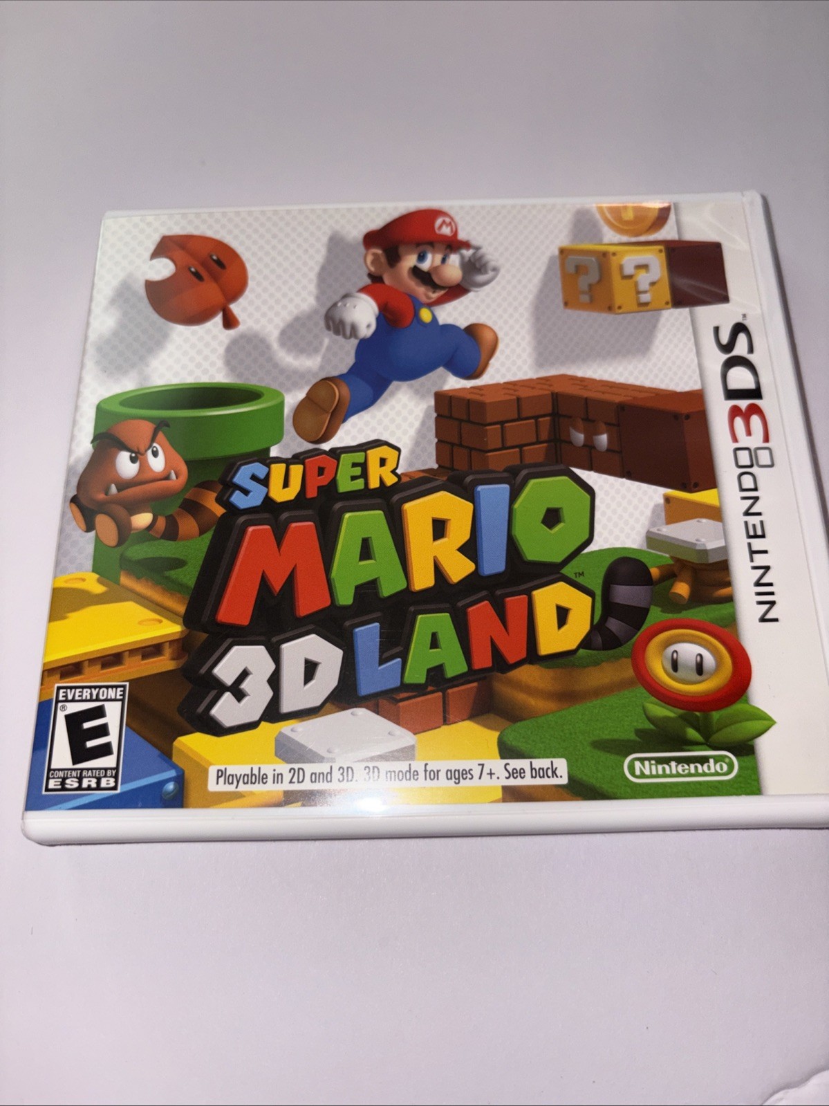 Super Mario 3D Land Nintendo 3DS Case And Manual Only No Game
