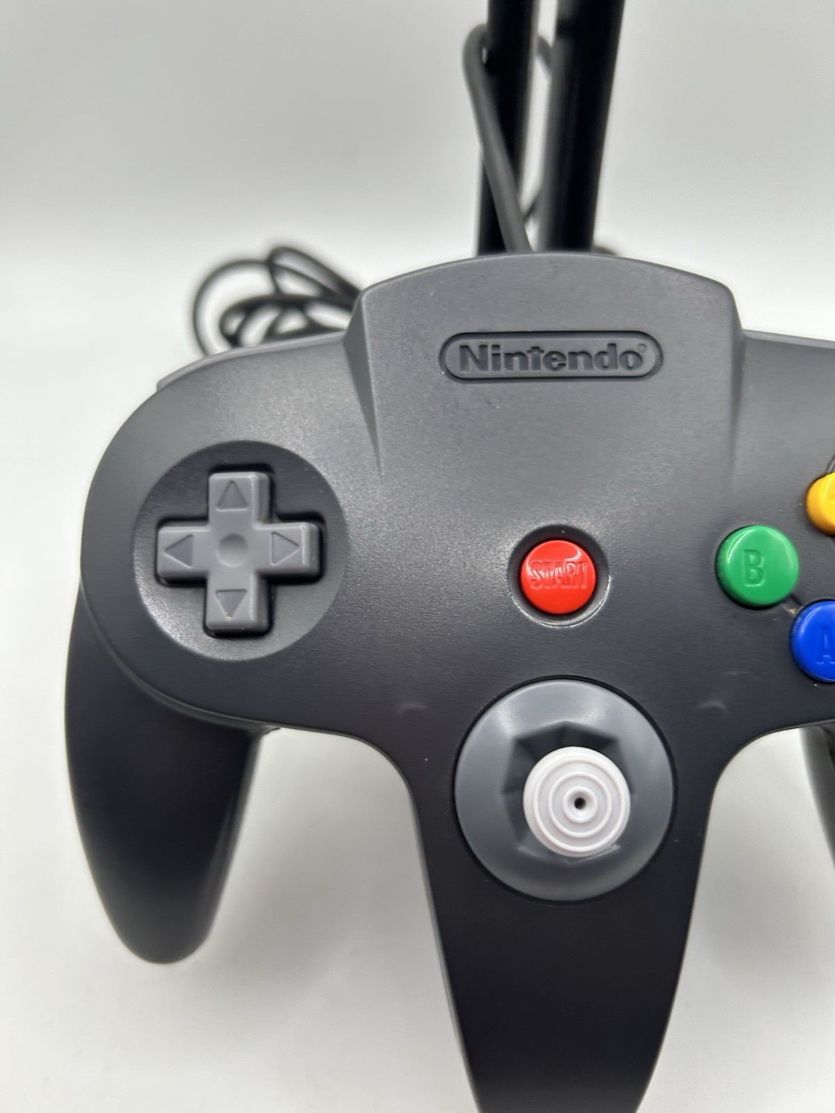 Official Nintendo 64 N64 Controller Black x Gray Refurbished New Stick Tested