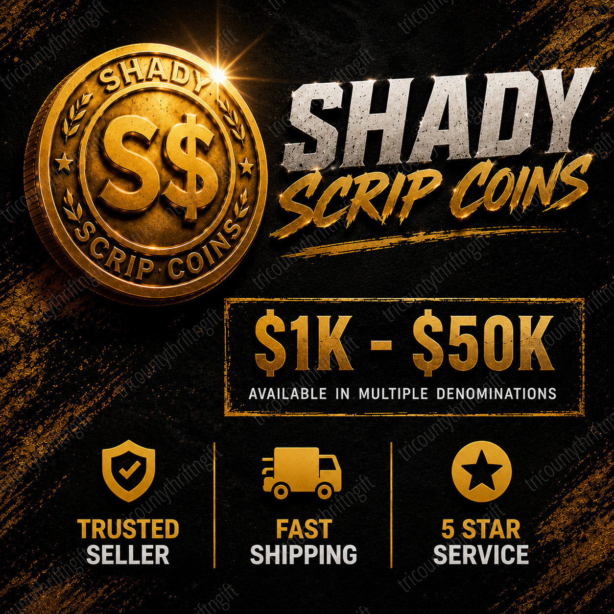 FISCH 🐟 SHADY COINS ‼️CHEAP & FAST SERVICE ‼️