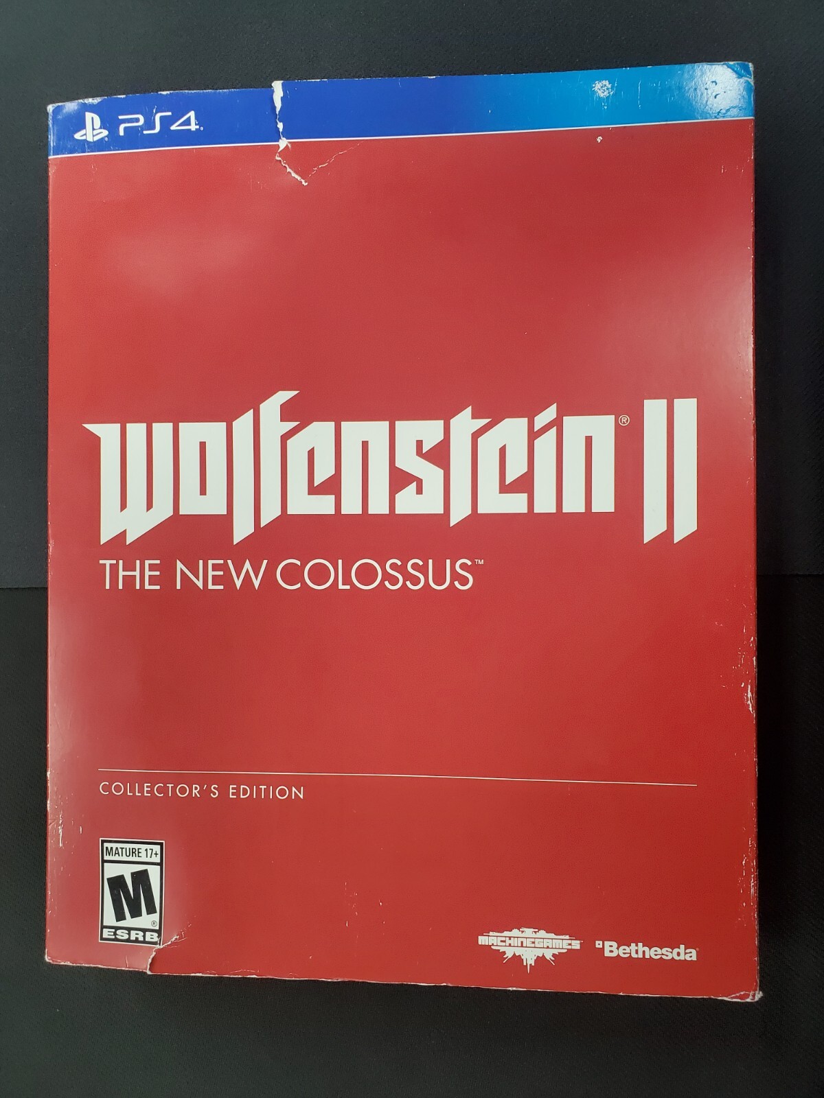 WOLFENSTEIN II: THE NEW COLOSSUS COLLECTOR’S EDITION FIGURE ONLY, NO GAME