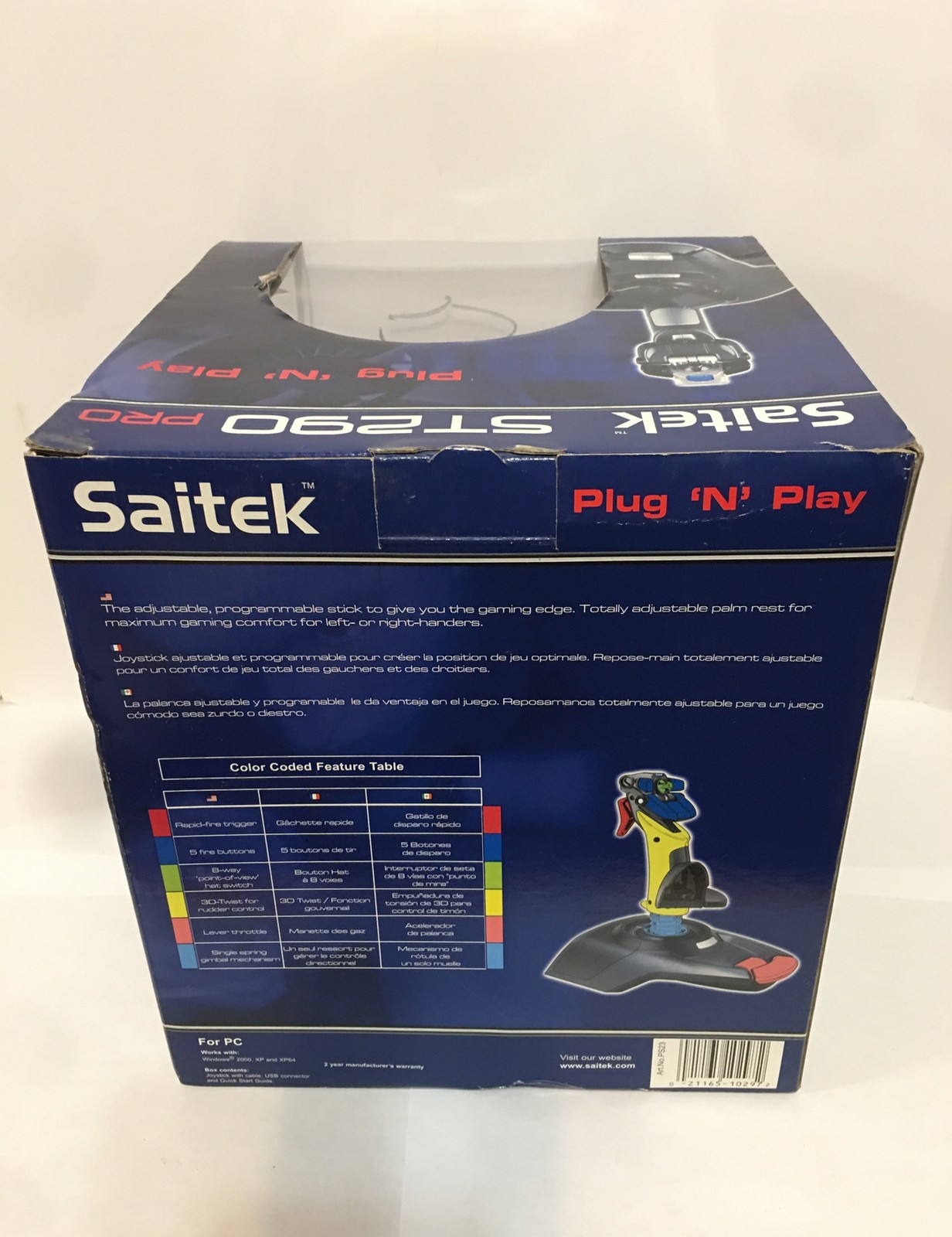 Saitek ST290 Pro USB Flight Stick Joystick PC Gaming Controller, Tested