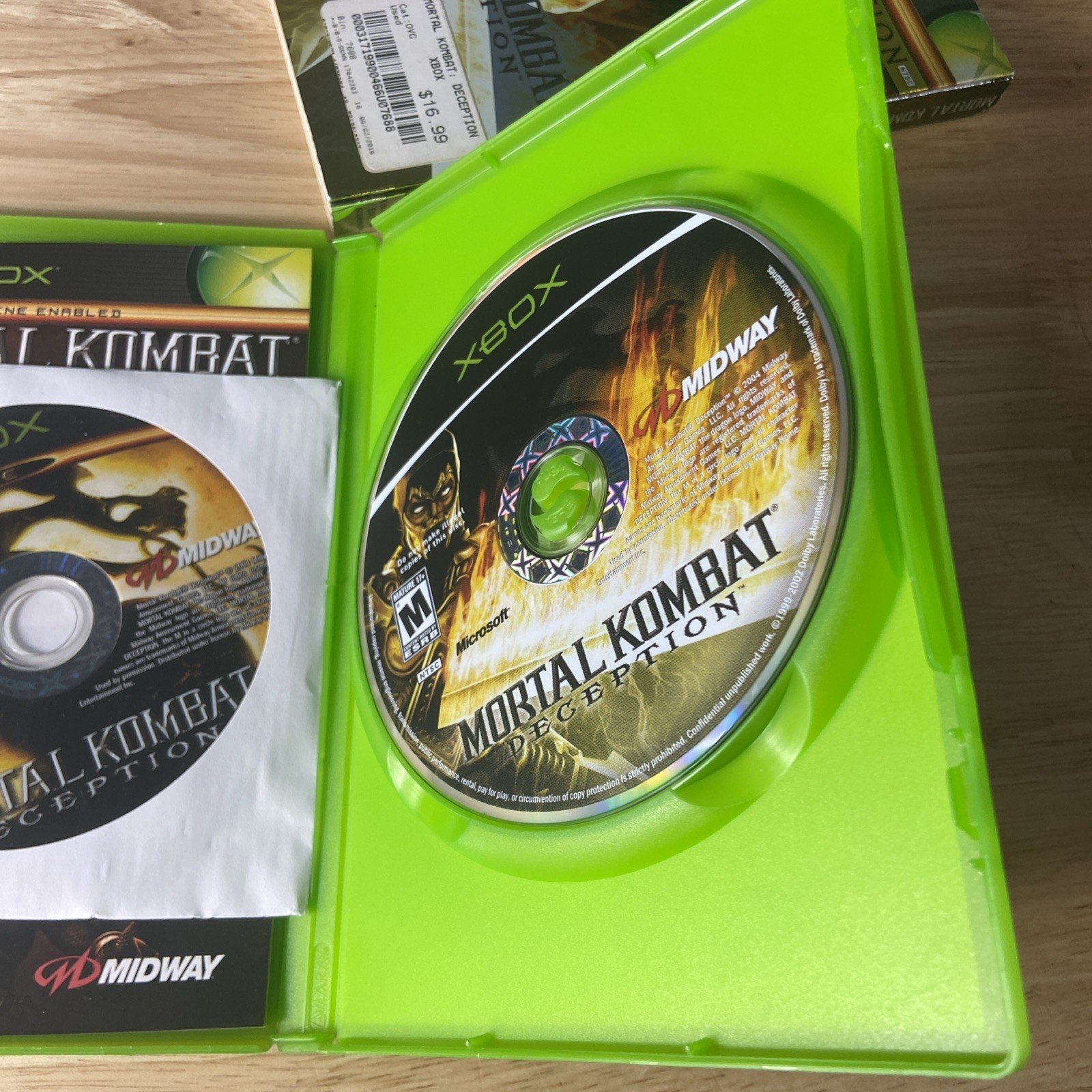 Mortal Kombat: Deception – Scorpion Version (Kollector’s Edition) (Xbox, 2004)