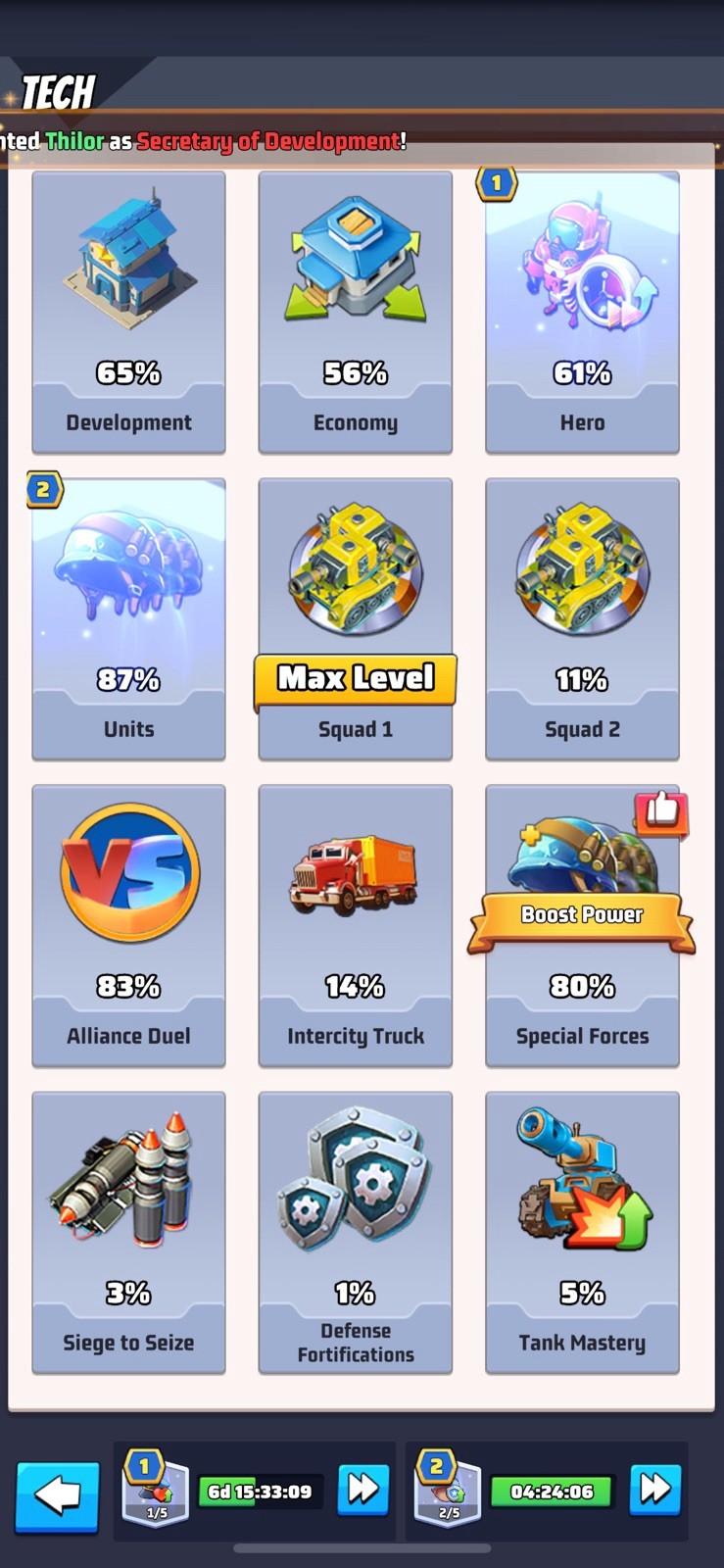 Last War Survival Server 1760 HQ 30 T10 VIP 13 Top Alliance