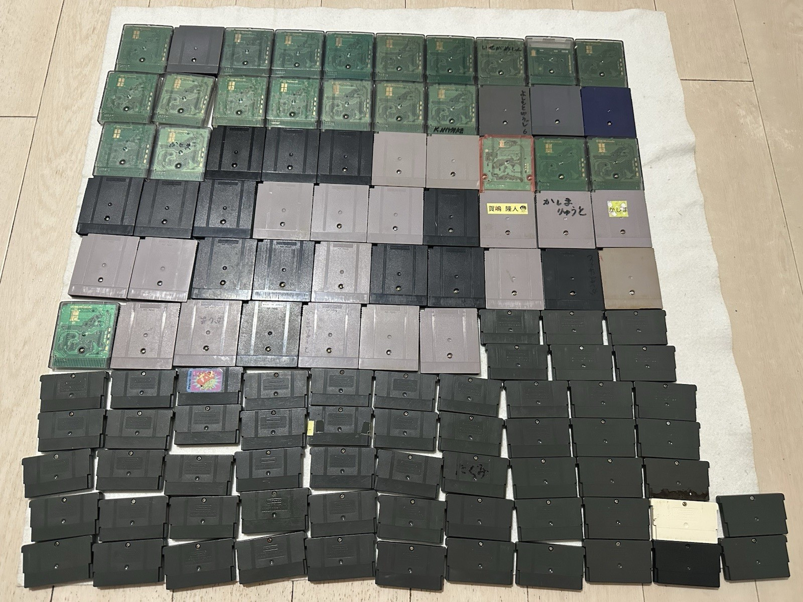Lot 115 Gameboy Nintendo Cartridge Software GB Mario Pokemon Dragon Quest untest