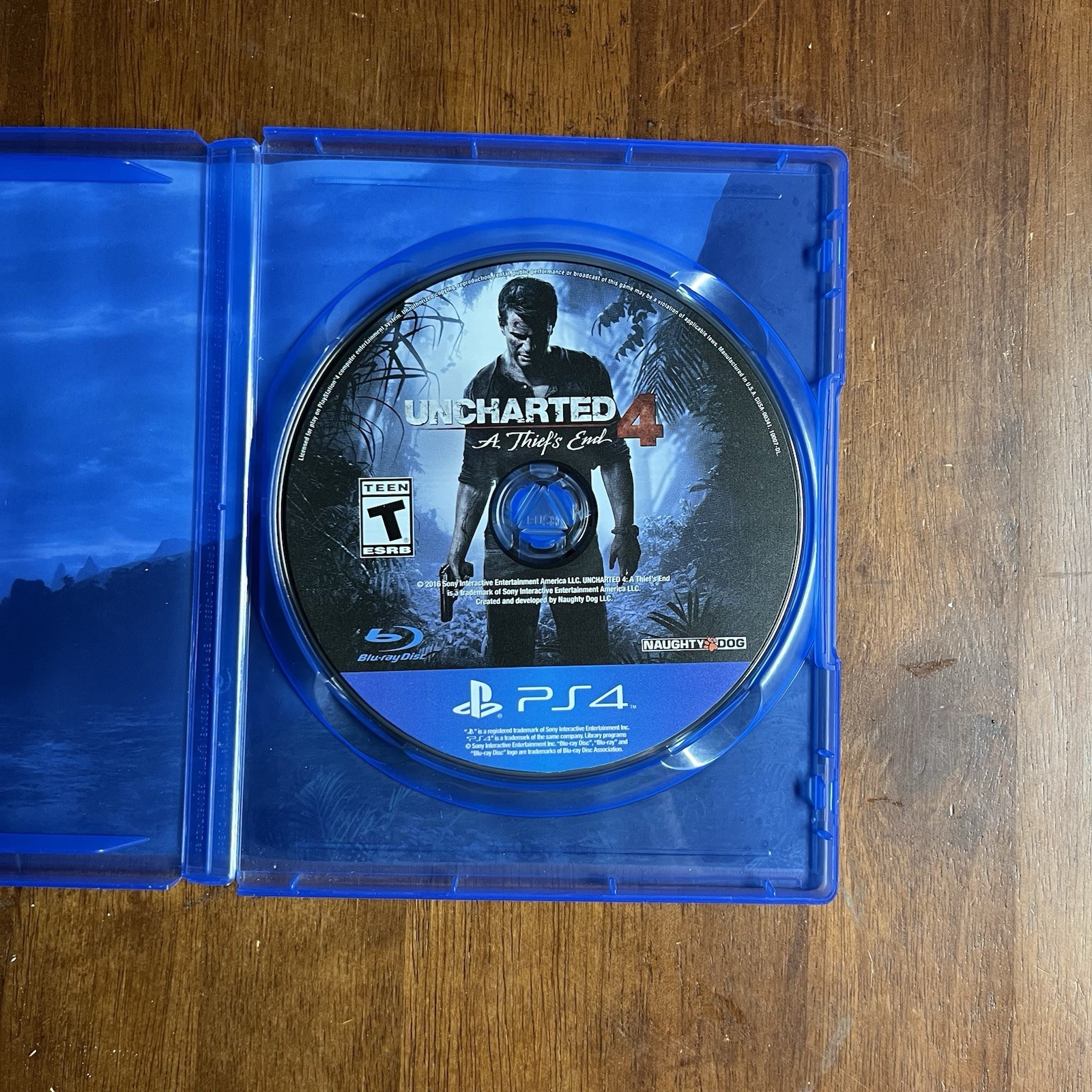 Uncharted 4 A Thief’s End PS4 No manual *Testing pending*