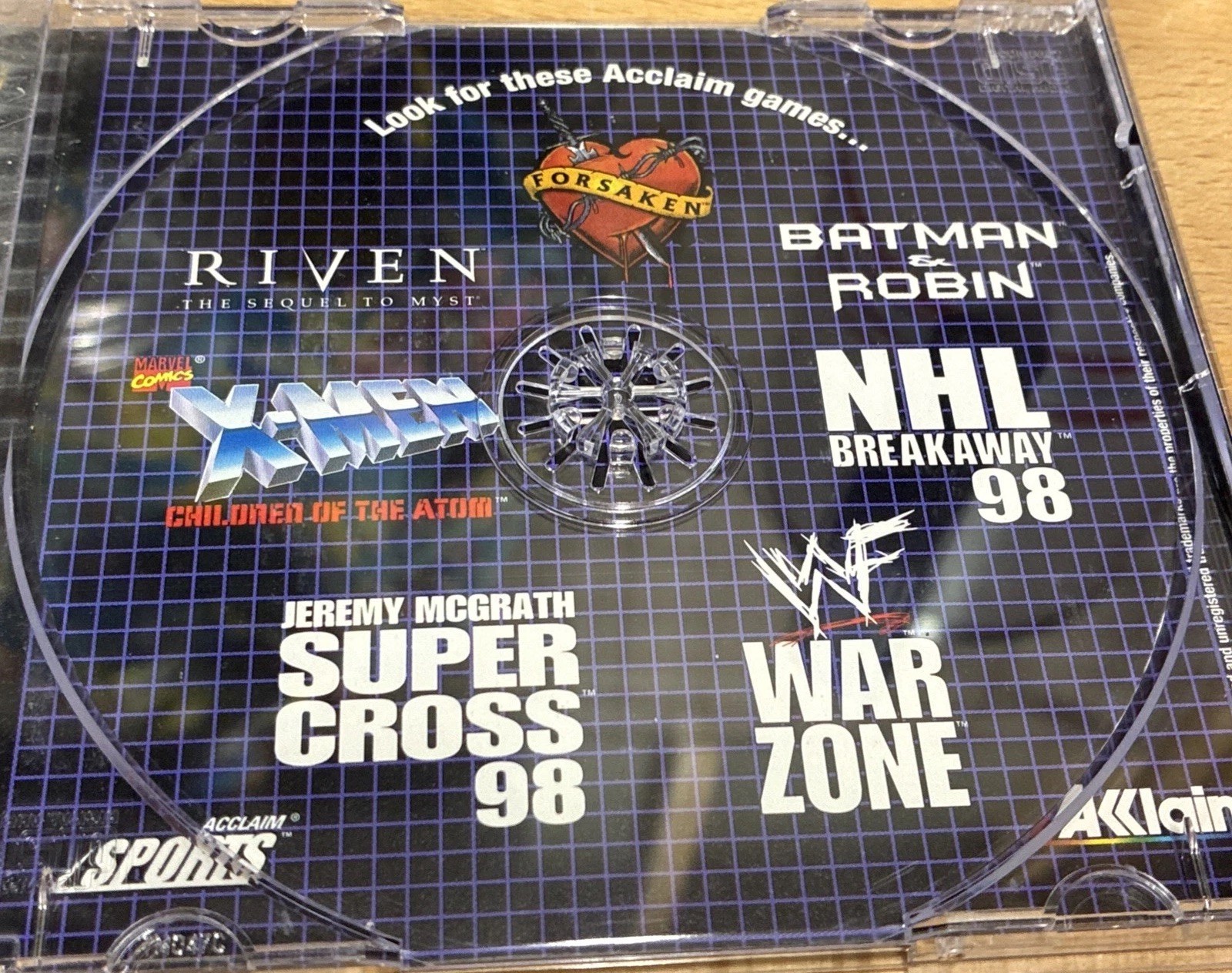 WWF War Zone CIB PS1 Tested and Working
