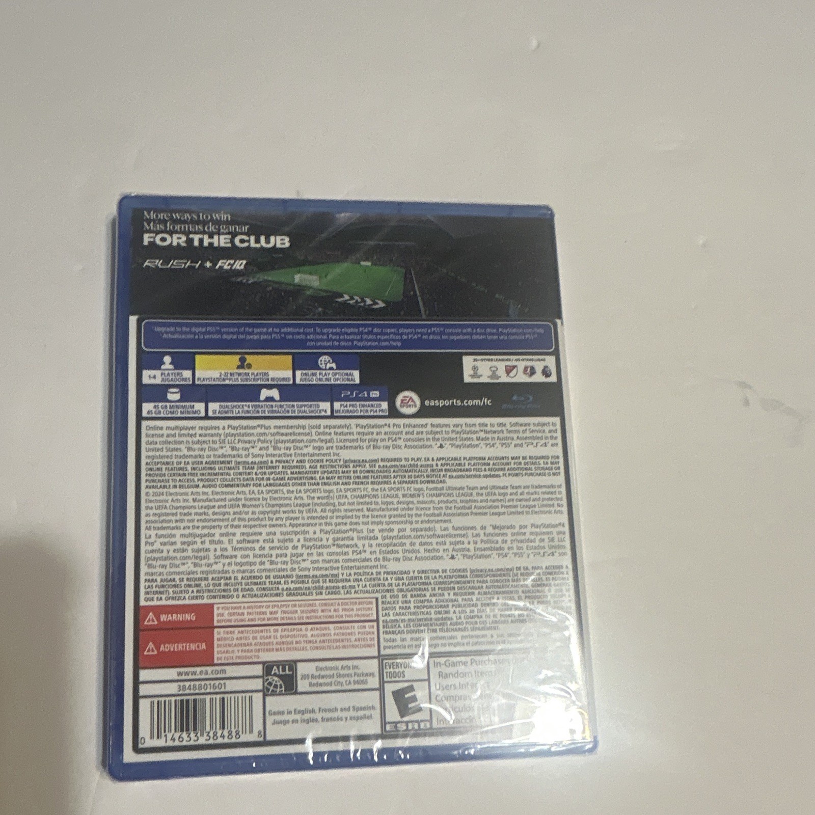 EA Sports FC 25 Sony PlayStation 4 PS4 Brand New Factory Sealed PS5 Upgrade