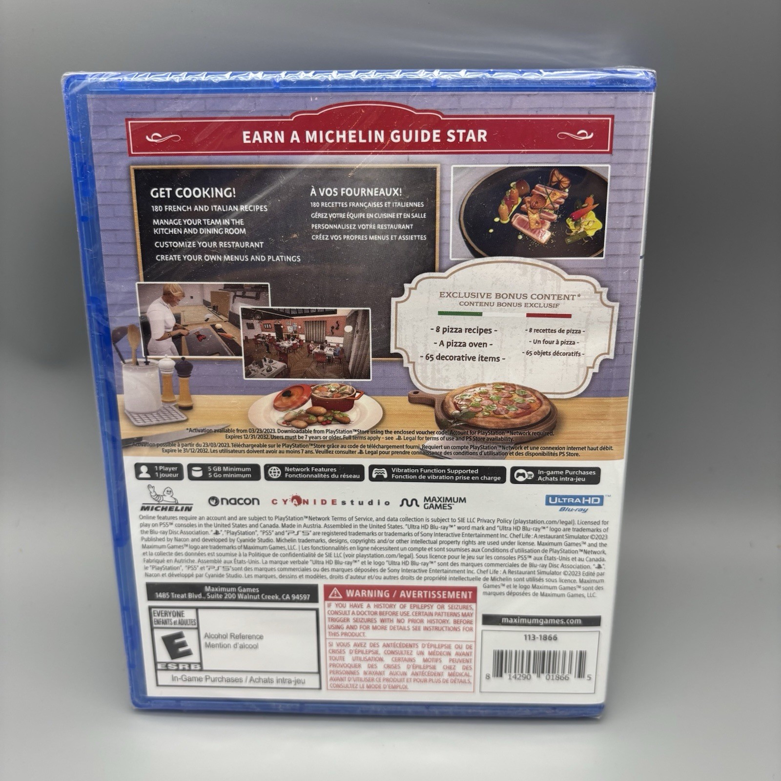 Chef Life: A Restaurant Simulator Al Forno Edition PS5 Brand New Sealed