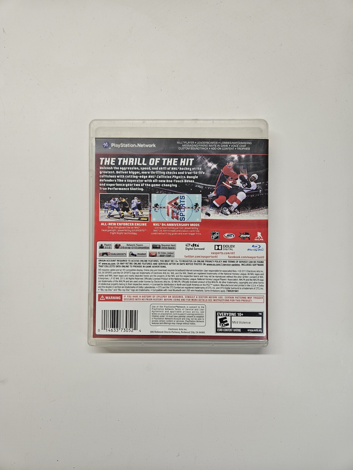 NHL 14 (Sony PlayStation 3, 2013)