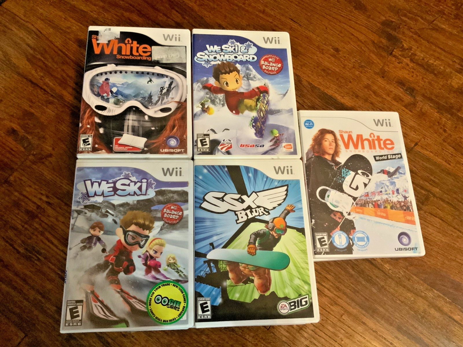 Wii Bundle – 30+ Games, Controllers, Chucks, Dance Pad, Balance Pad, Skateboard