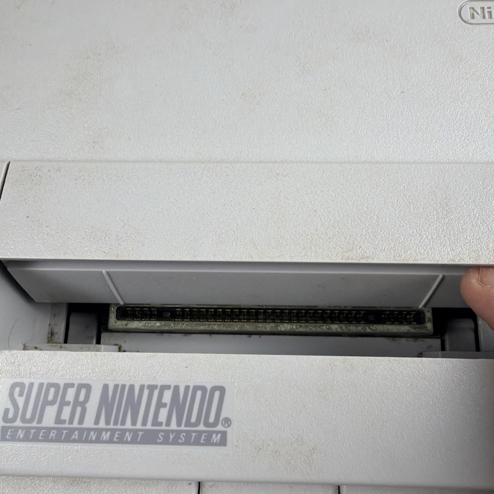 Super Nintendo System SNES Video Game Console Only SNS-001 PARTS ONLY READ