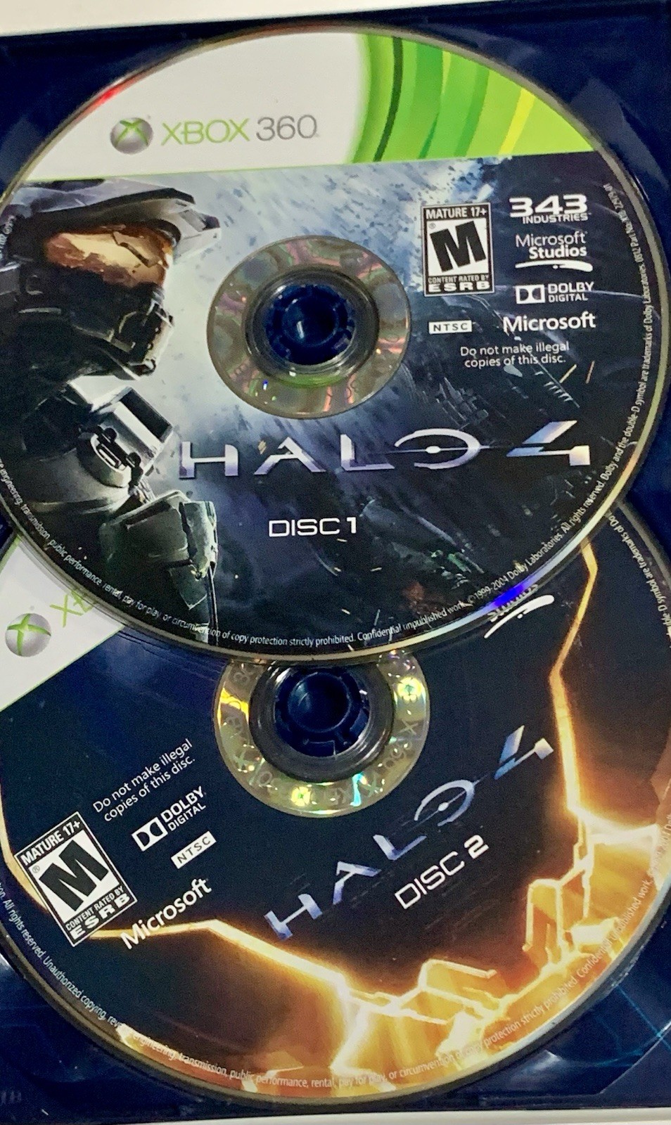 Halo 4 Steelbook 2-Disc For The Microsoft Xbox 360 Console 2004 343 Industries