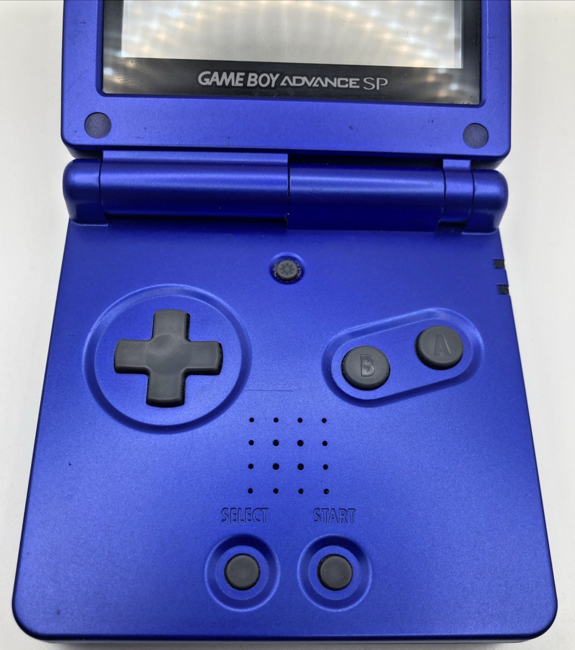 Nintendo Game Boy Advance SP Cobalt Blue Handheld System AGS-001 For Parts GBA