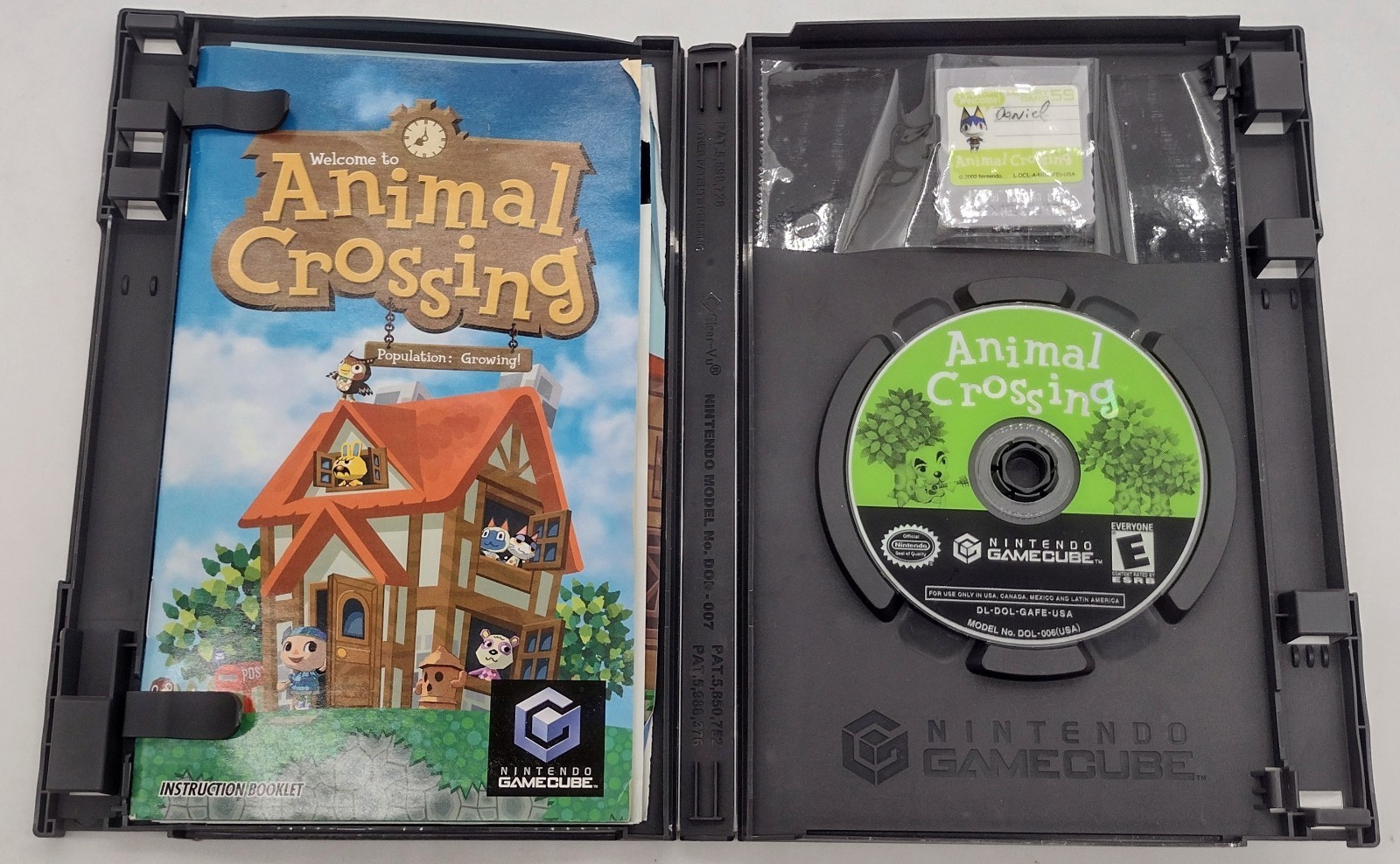 Animal Crossing Nintendo GameCube Complete In Box W/ Manual Memory Card