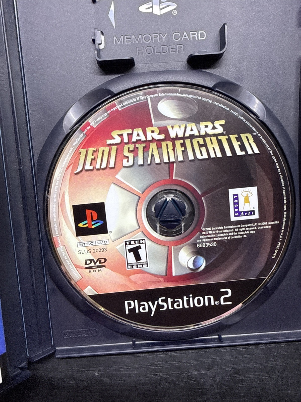 Star Wars Jedi Starfighter Black Label Sony PS2 Free Shipping