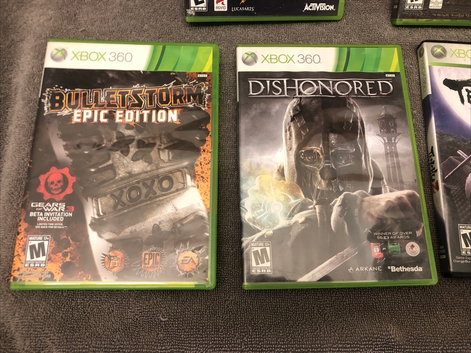 Microsoft Xbox 360 Lot/Bundle of 6 Games (Oblivion, Techno2, Dishonored)