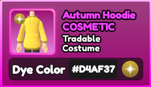 World Zero WZ – COSMETICS – #D4AF37 (GOLD) – ACCESSORY – COSTUME