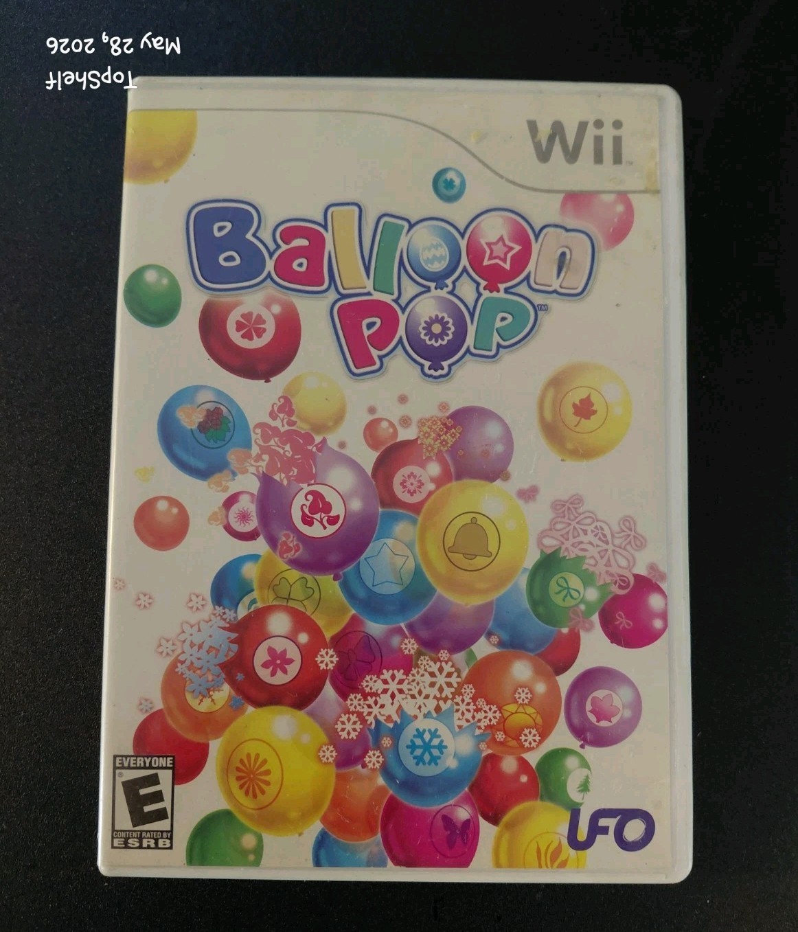 UFO Interactive Balloon Pop Nintendo Wii 2007 Puzzle Game E NTSC-U/C Manual