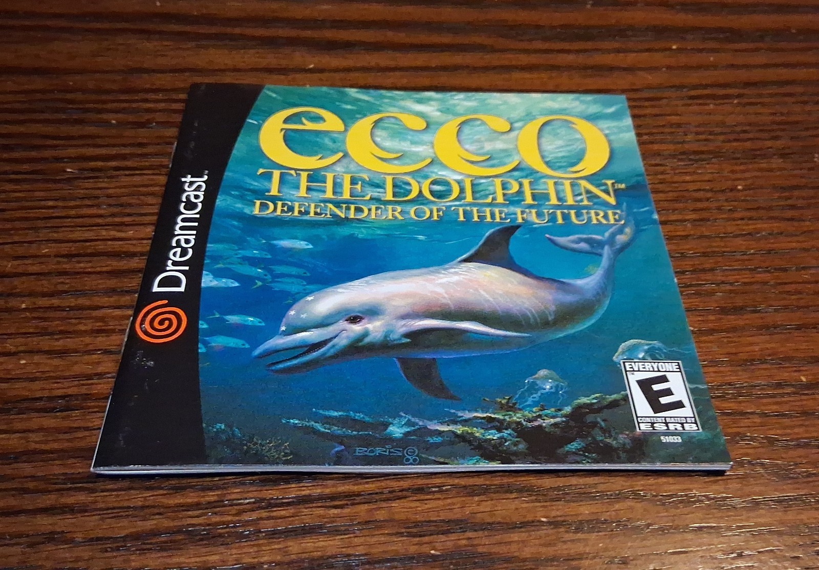 EMPTY Ecco the Dolphin Dreamcast Case/Manual Only NO DISC See Pics/Description