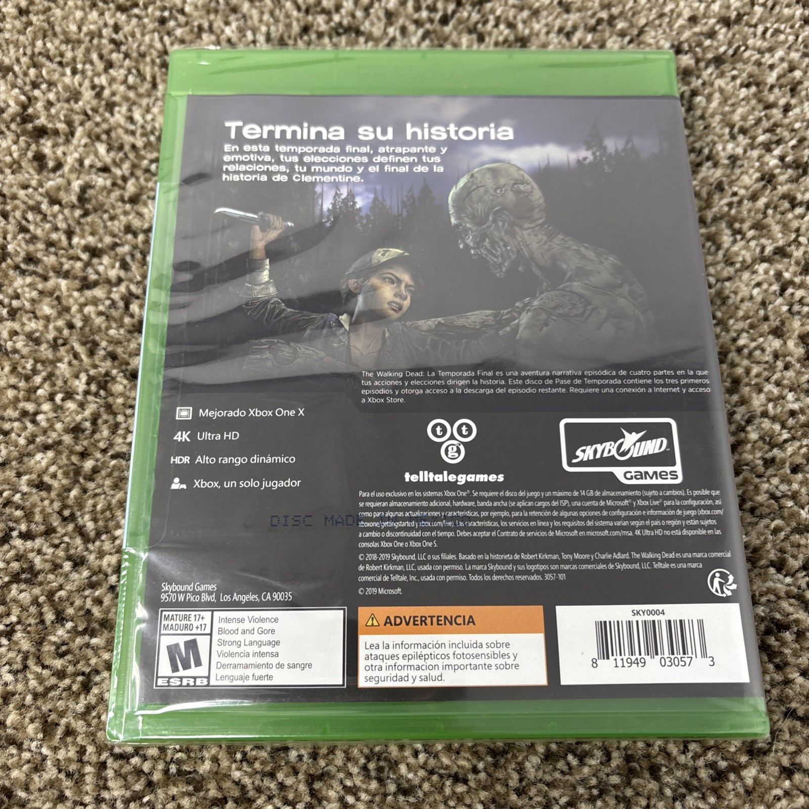 The Walking Dead – La Temporada Final – Xbox One – Brand New | Factory Sealed