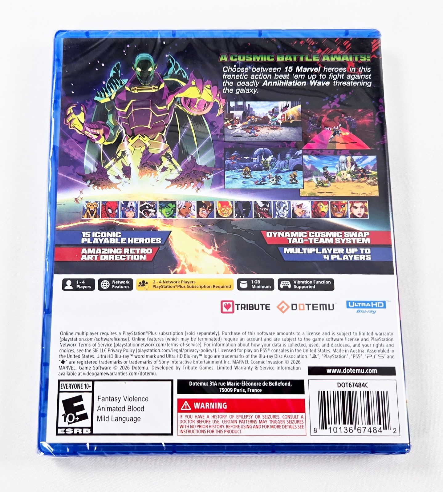 MARVEL COSMIC INVASION NEW SEALED 2026 Authentic Playstation 5 PS5