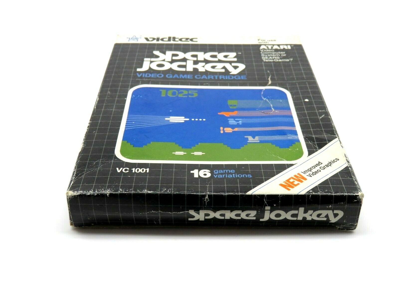 Space Jockey (Atari 2600, 1982) By Vidtec (Box, Cartridge & Manual) NTSC