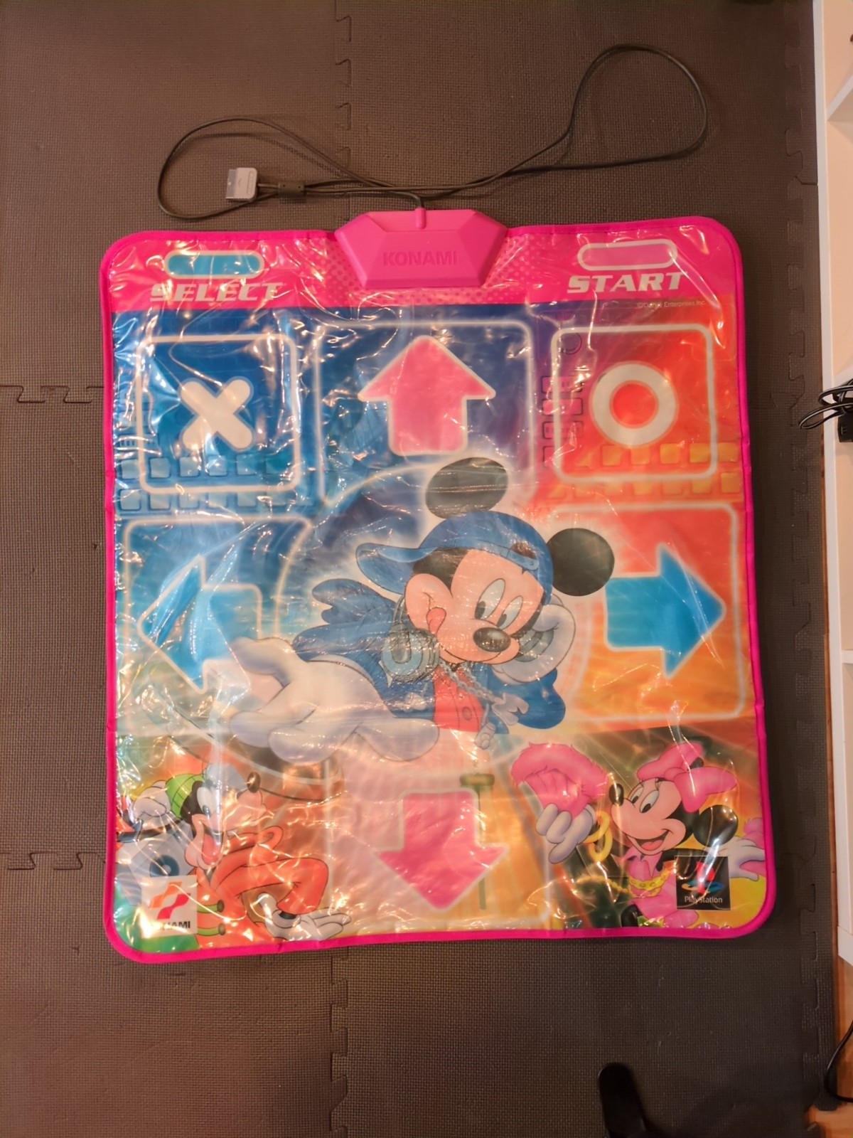 Dance Mat Controller Konami Disney Playstation Dance Dance Revolution DDR PS2