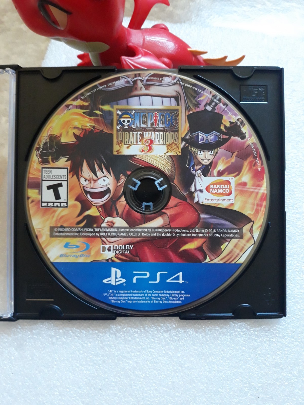 One Piece Pirate Warriors 3 PlayStation 4 (PS4)-DISC ONLY-TESTED–EUC
