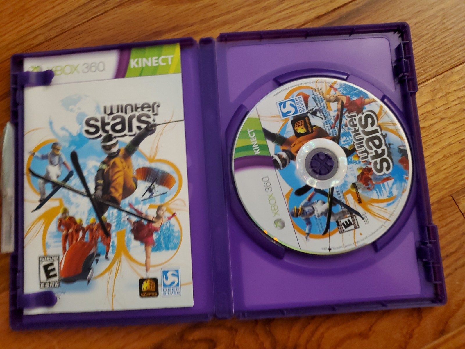 Winter Stars Microsoft Xbox 360 Kinect Sensor Ski Snowboard Figure Skating