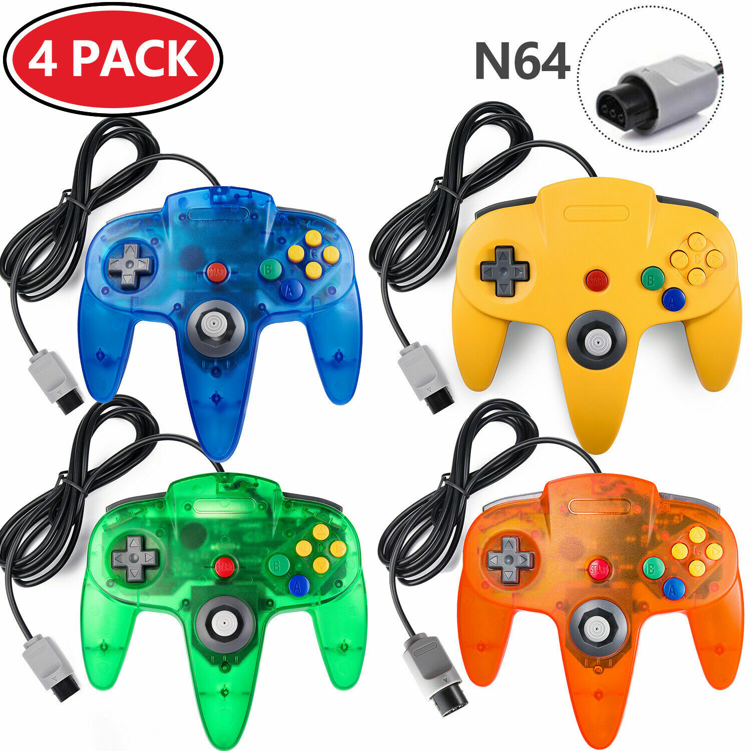 Game Controller Gamepad For Nintendo 64 N64 / SNES / Wii & WII U/ NGC / XBOX 360