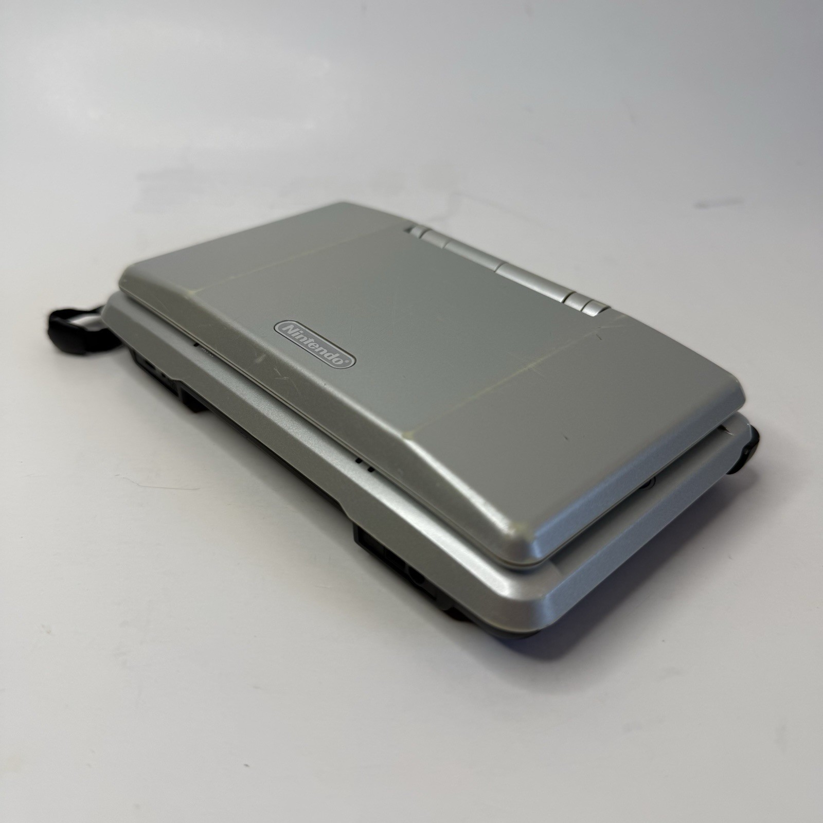 Nintendo DS Original NTR-001 Titanium Silver Console Clean Tested No Charger