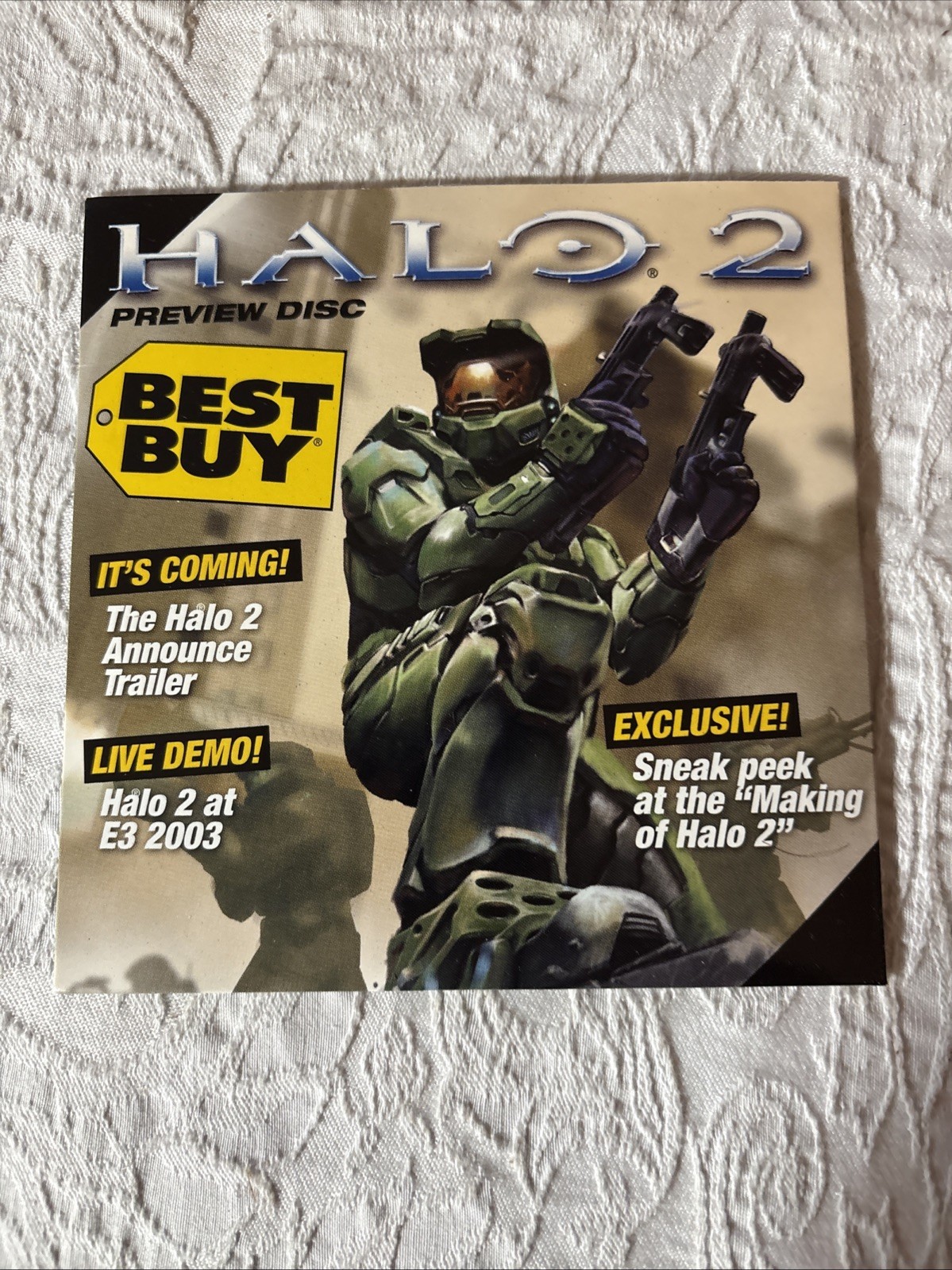 Halo 2 Best Buy Controller And Preview Disc Bundle RARE