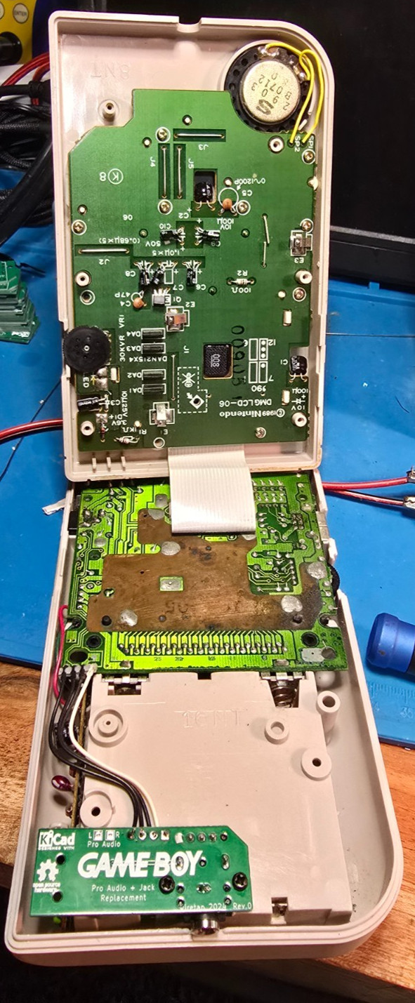 Fix Your Gameboy Audio! DMG-01 Headphone Jack Replacement PCB – PRO VERSION!