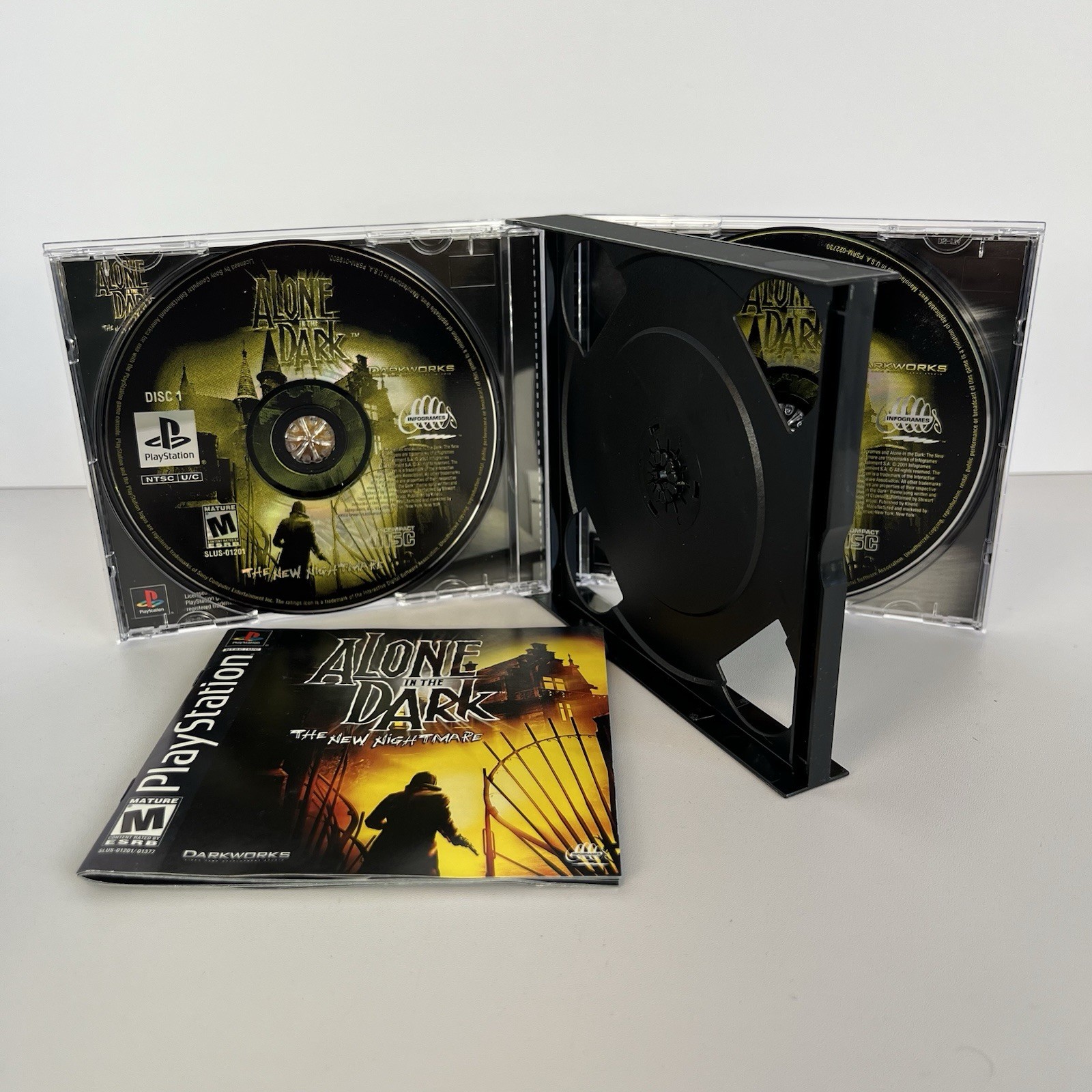Alone in the Dark The New Nightmare PlayStation 1 Complete PS1 CIB