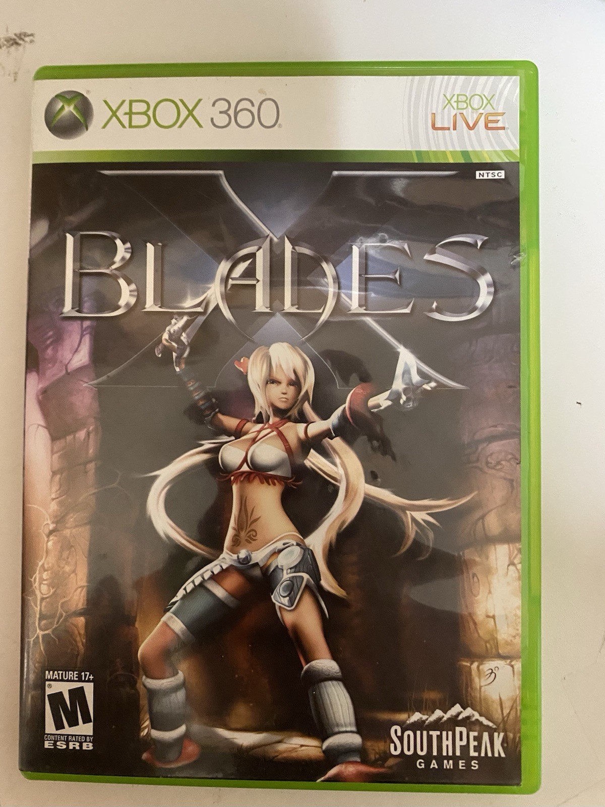 X-Blades (Xbox 360, 2009) Case & Manual Only No Game