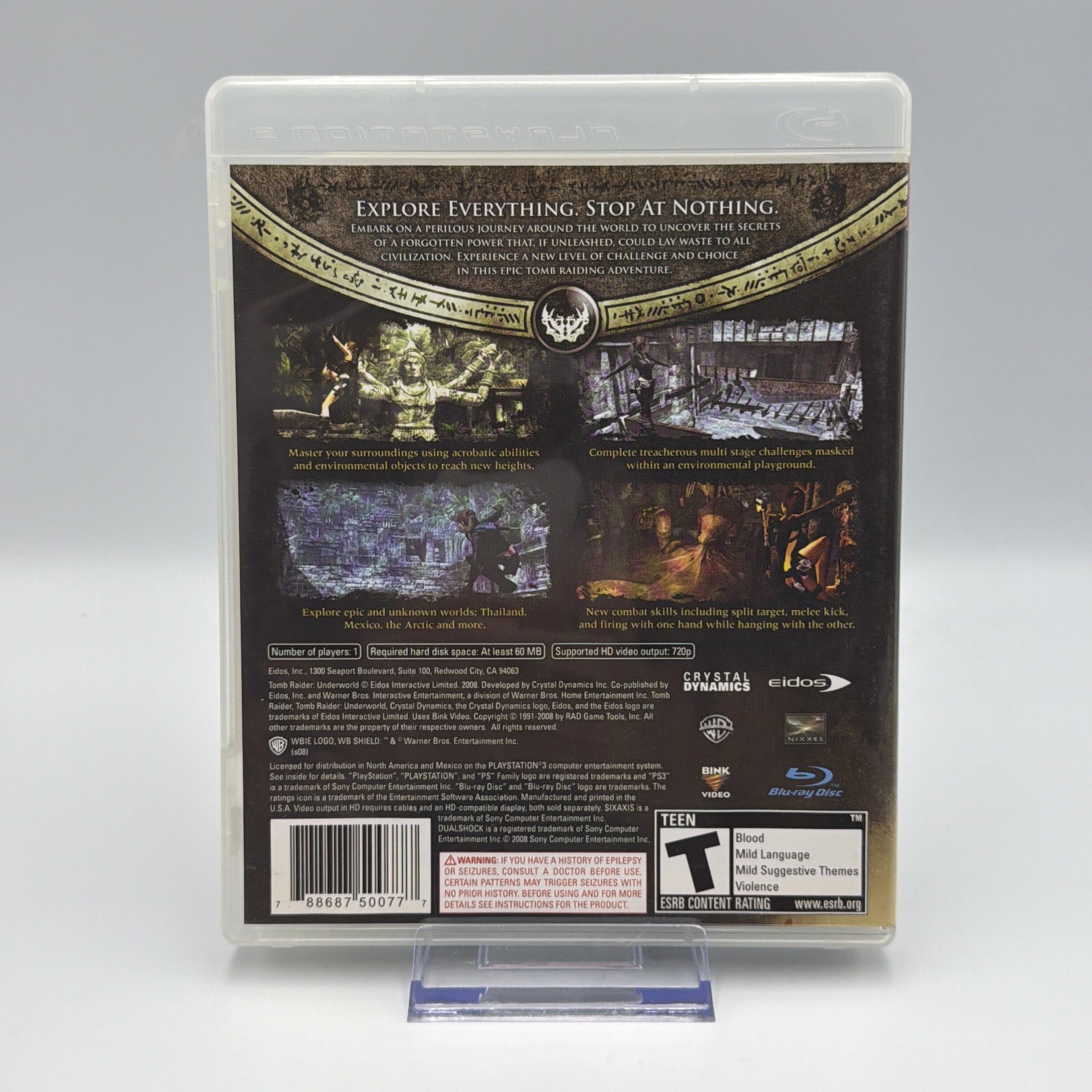 Tomb Raider: Underworld Sony PlayStation 3 PS3 CIB Complete Refurbished & Tested