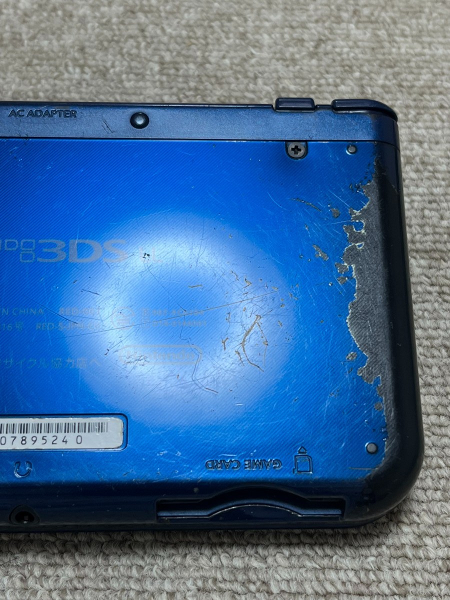 New 3DS LL XL Metalic blue Japan Nintendo Console region Japanese B42