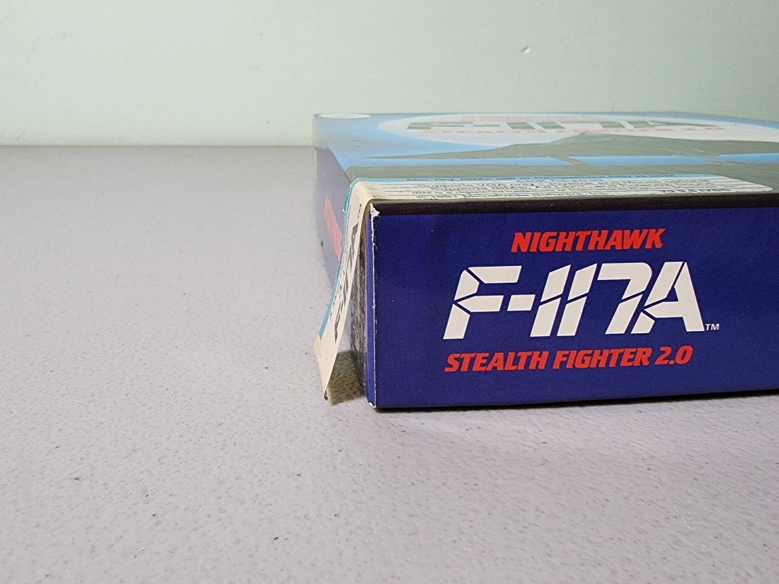 NIGHTHAWK F-117A Stealth Fighter 2.0 IBM PC Big Box 3.5 Floppy Disk Complete CIB