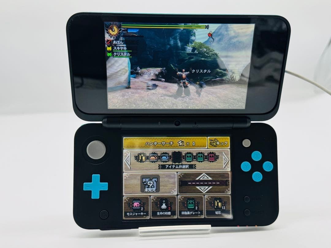 Good Condition Functionality Confirmed New Nintendo 2DS LL Black x Turquoise