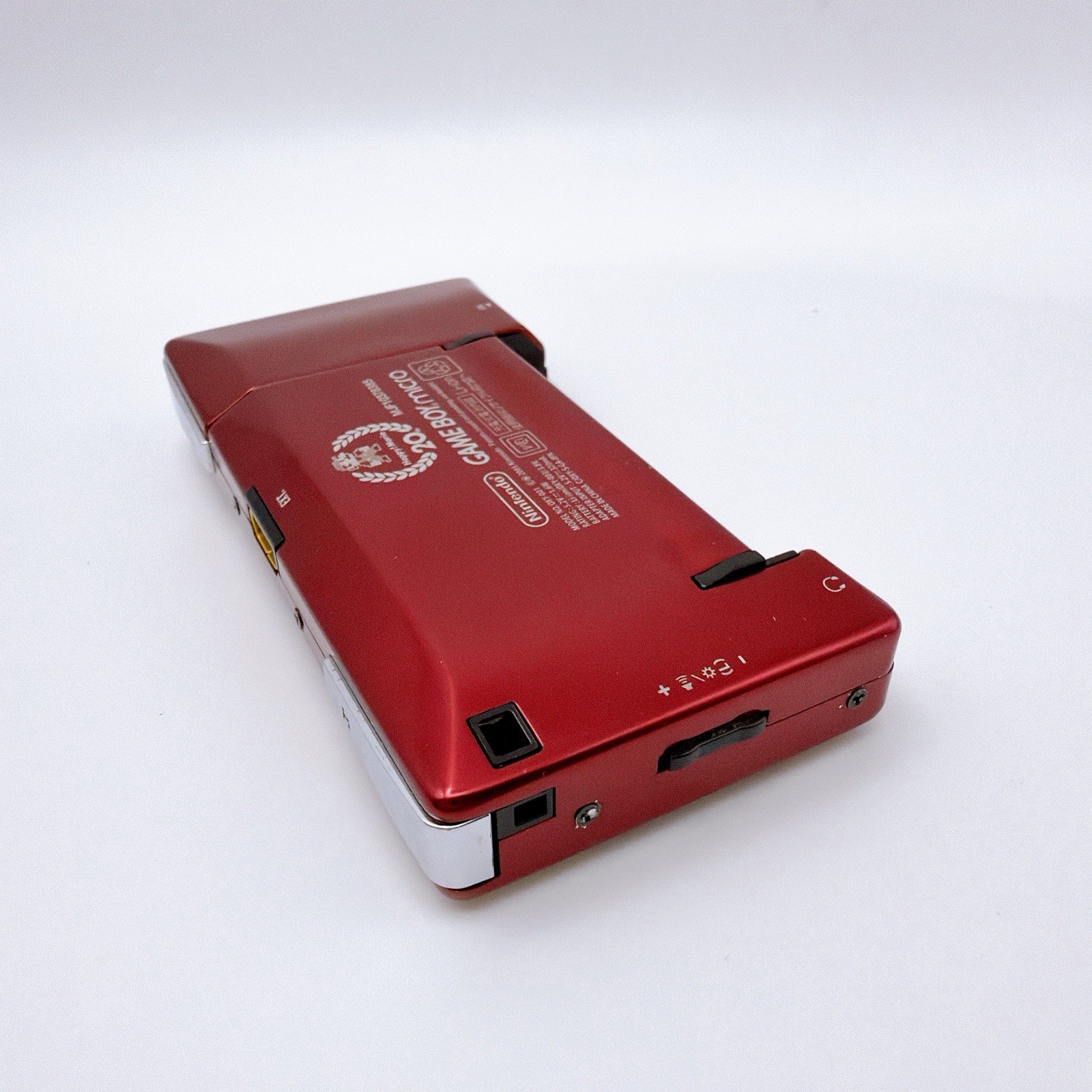 Nintendo Game Boy Micro Famicom 20th Anniversary Mario Red Gold Tested Japan
