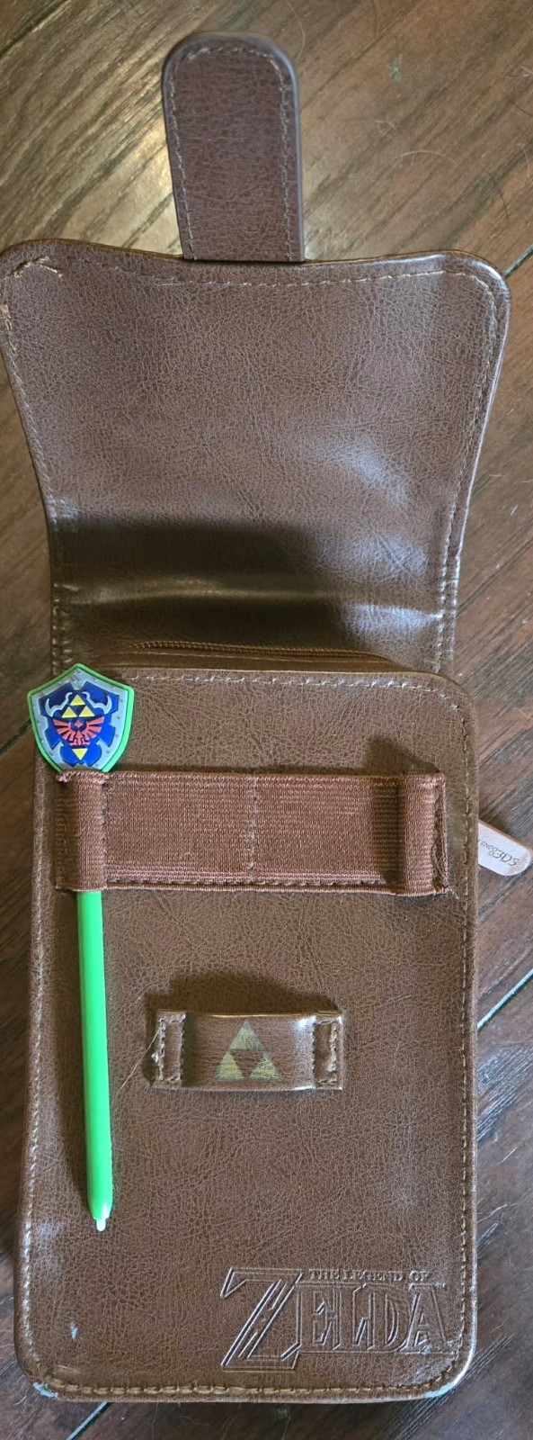 Legend of Zelda Nintendo DS Leather Case Brown Belt Clip Sheath Pouch