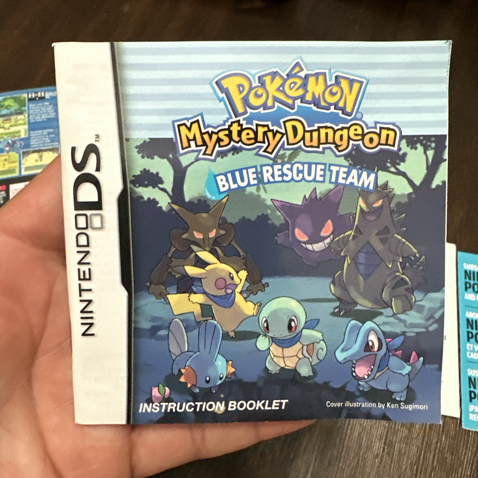 Authentic Pokemon Nintendo DS Case With Manuals – No Game.