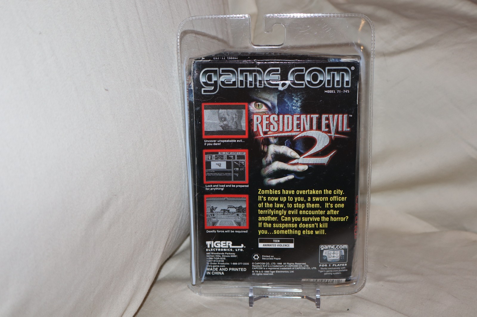 Resident Evil 2 (Tiger Game.Com, 1998) NEW SEALED