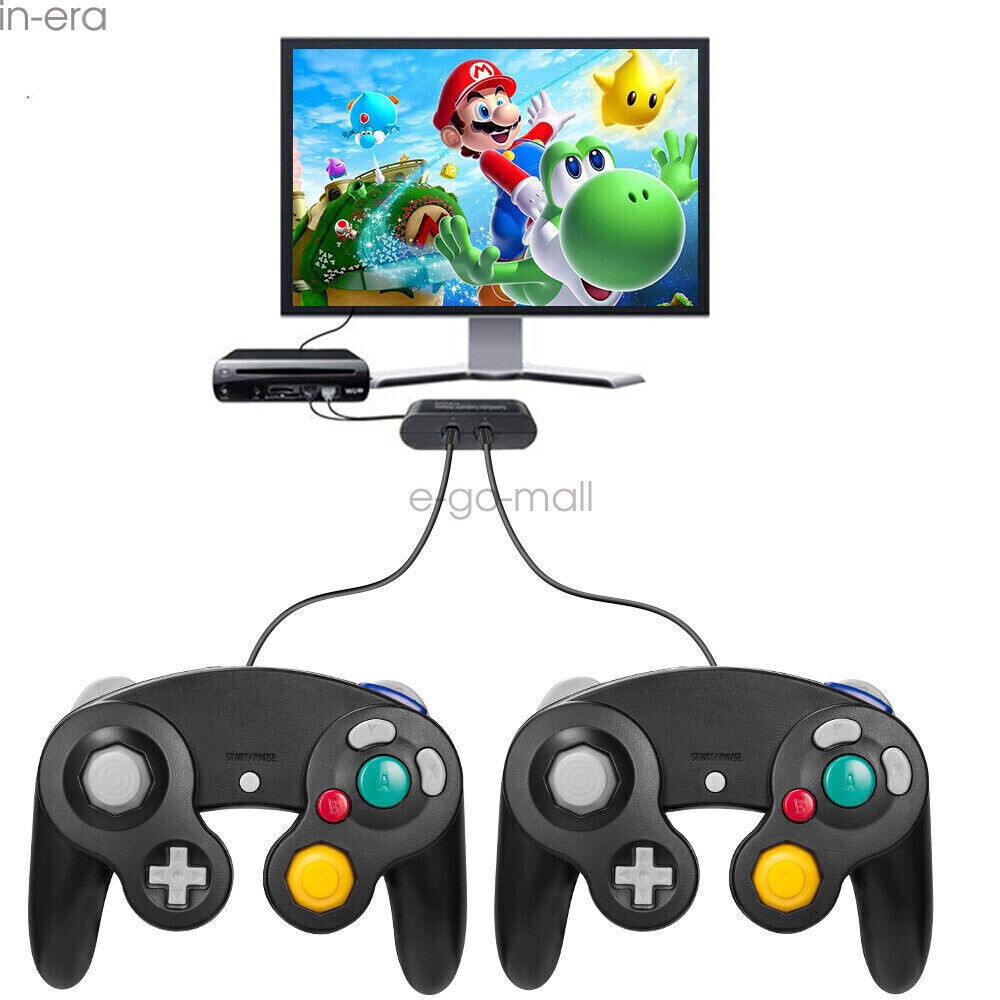 2PCS Wired Controller Gamecube NGC Compatible with Nintendo Gamecube Console